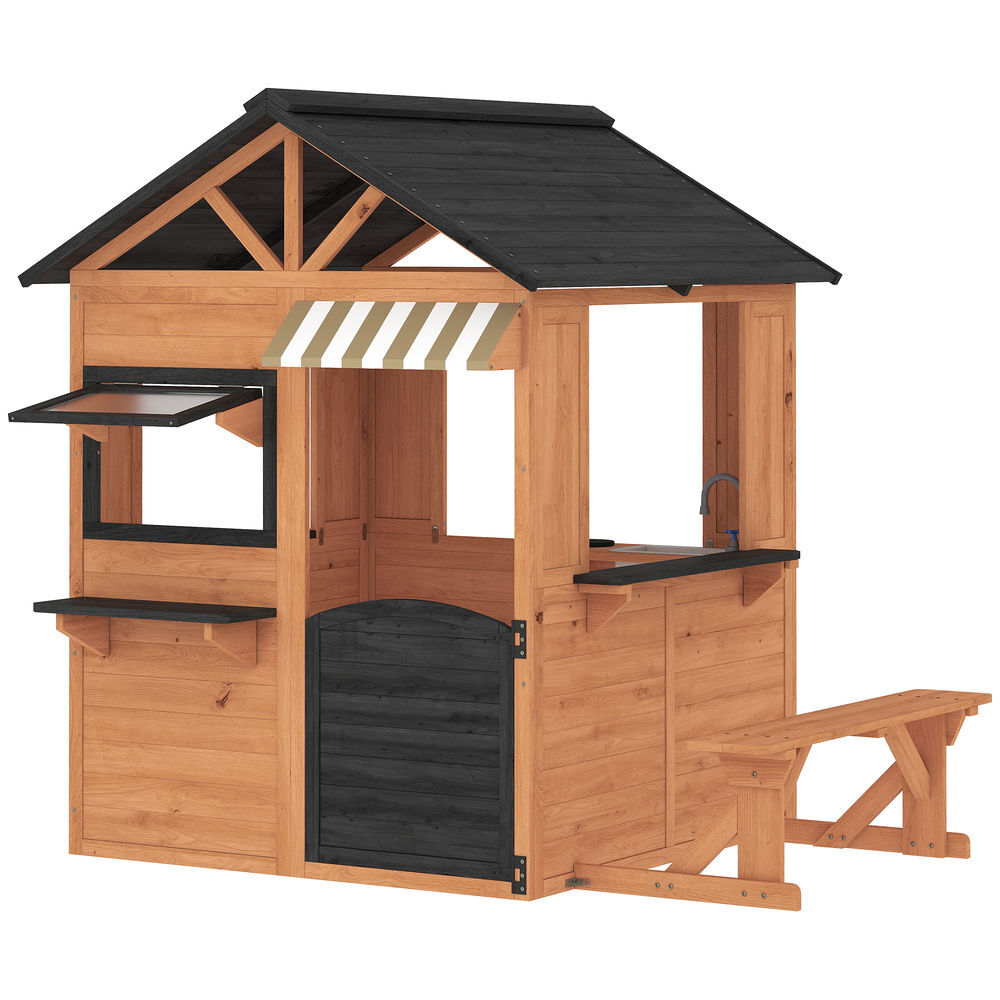 Casita Infantil Madera de Abeto AIYAPLAY