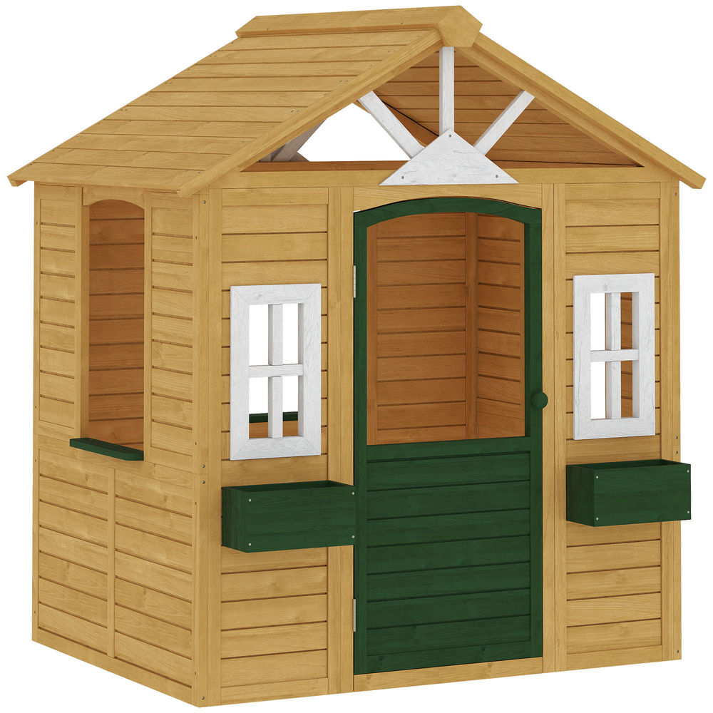 Casita Infantil Madera de Abeto AIYAPLAY