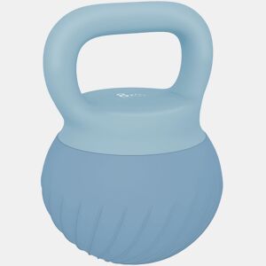 SPORTNOW Kettlebell 8 kg Recheado com Areia Metálica e Cabo Antideslizante para Treino em Casa e Ginásio Azul Claro