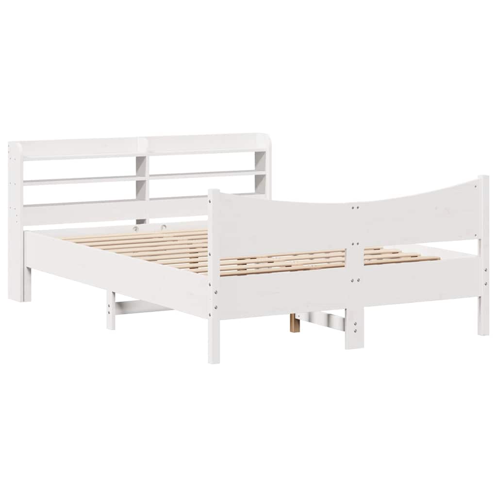 Estructura de cama matrimonial 160x218 Blanco