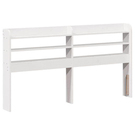 Estrutura De Cama De Casal c cabeceira - 150x200 cm pinho maciço branco
