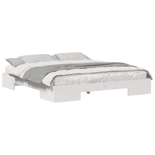 Estrutura da Cama de casal simple Branco 200 x 200 cm