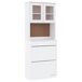 Aparador alto - Mueble de almacenamiento 77 Aparador alto - Mueble de almacenamiento 77 Blanco