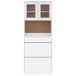 Aparador alto - Mueble de almacenamiento 77 Aparador alto - Mueble de almacenamiento 77 Blanco