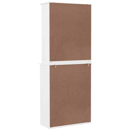 Aparador - Bufete - Móvel de apoio 77x35x188 cm madeira de pinho maciça branco pt323