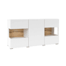 Aparador Glora Branco com 3 portas
