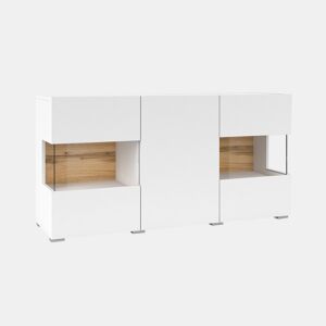 Aparador Glora Branco com 3 portas
