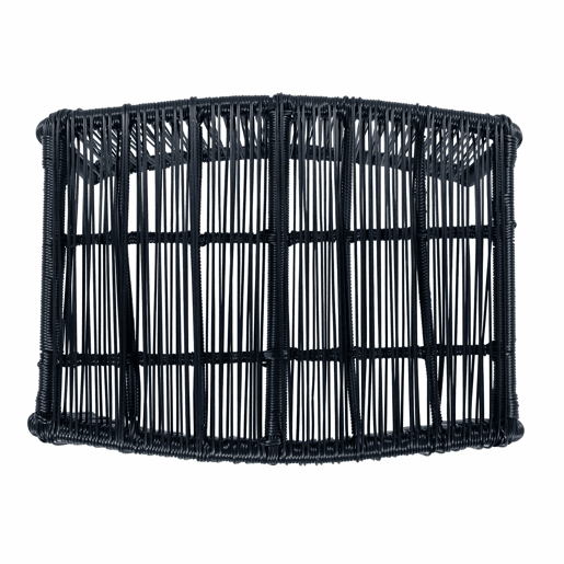 Conjunto de móveis de jardim de 5 peças - estrutura de ferro e rattan PE, com mesa, 2 cadeiras, 2 bancos, almofadas e tampo de vidro, resistente às intempéries - Preto e Cinza