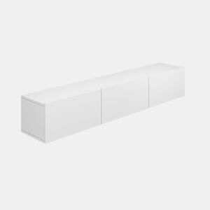 Móvel TV mural 3 portas 160 cm Idao Branco