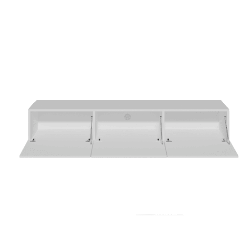 Móvel TV mural 3 portas 160 cm Idao Branco
