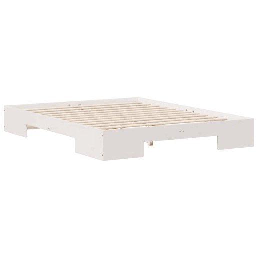 Estrutura da Cama de casal simple Branco 150 x 200 cm