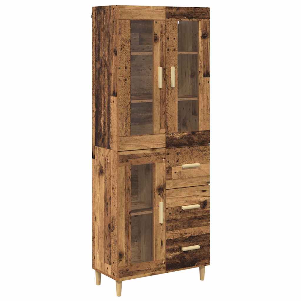 Aparador alto - Mueble de almacenamiento 69 Madera