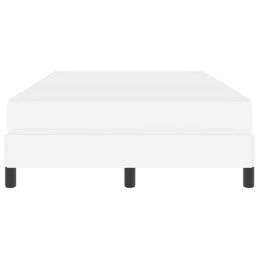 Estrutura da Cama de casal moderno com colchão Branco Puro 120 x 190 cm tecido