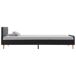 Estructura de cama individual para adultos 104x208 Estructura de cama individual para adultos 104x208 Gris Oscuro