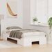 Estructura de cama individual para adultos 83x203 Estructura de cama individual para adultos 83x203 Blanco