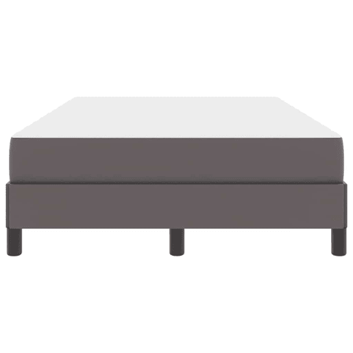 Estrutura da Cama de casal moderno com colchão - Cinzeto 120 x 190 cm tecido
