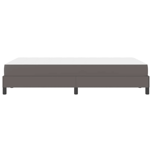 Estrutura da Cama de casal moderno com colchão - Cinzeto 120 x 190 cm tecido