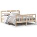 Estructura de cama matrimonial Estructura de cama matrimonial Marrón