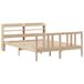 Estructura de cama matrimonial Estructura de cama matrimonial Marrón