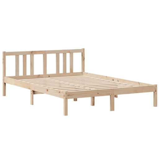 Estrutura De Cama De Casal c cabeceira - 135x190 cm pinho maciço