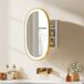 Armario con Espejo HOMCOM, hogar - baño Armario con Espejo HOMCOM, hogar - baño Dorado