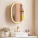 Armario con Espejo HOMCOM, hogar - baño Armario con Espejo HOMCOM, hogar - baño Dorado