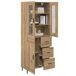 Aparador alto - Mueble de almacenamiento 2 pcs 69 Aparador alto - Mueble de almacenamiento 2 pcs 69 Madera