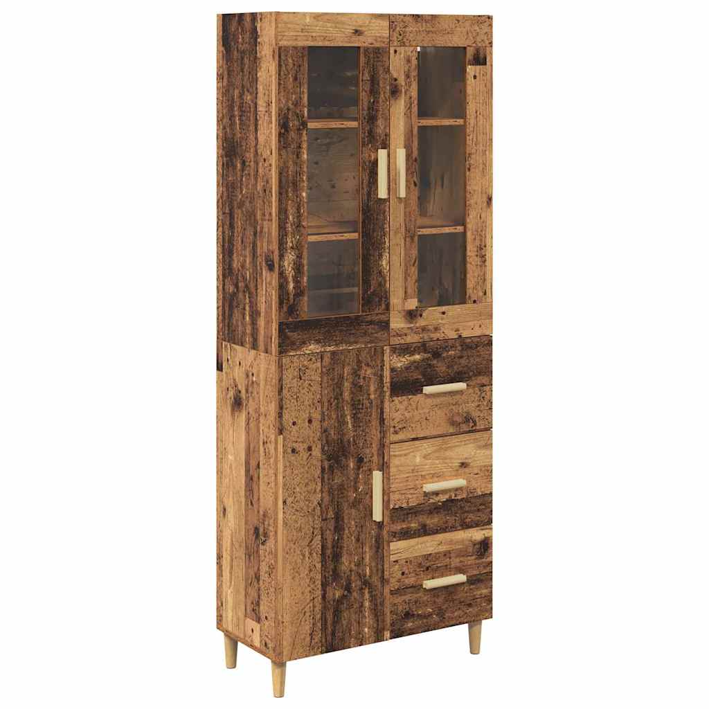 Aparador alto - Mueble de almacenamiento 69 Madera