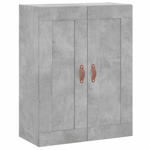 Armário alto - Bufete - Móvel de apoio 69,5x34x180 cm derivados de madeira cinza cimento pt961 Armário alto - Bufete - Móvel de apoio 69,5x34x180 cm derivados de madeira cinza cimento pt961