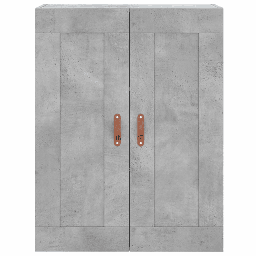 Armário alto - Bufete - Móvel de apoio 69,5x34x180 cm derivados de madeira cinza cimento pt961 Armário alto - Bufete - Móvel de apoio 69,5x34x180 cm derivados de madeira cinza cimento pt961