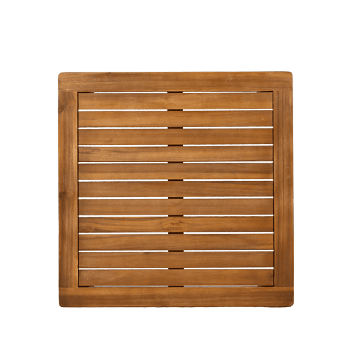Conjunto de mobiliário de jardim - Sofá de canto + Mesa de centro - Estrutura em acácia, tampo da mesa em acácia, corda trançada - Cinza