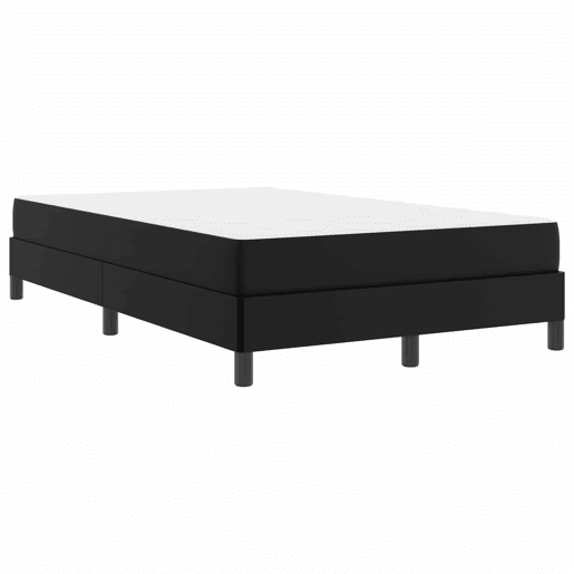 Estrutura da Cama de casal moderno com colchão Preto 120 x 200 cm tecido