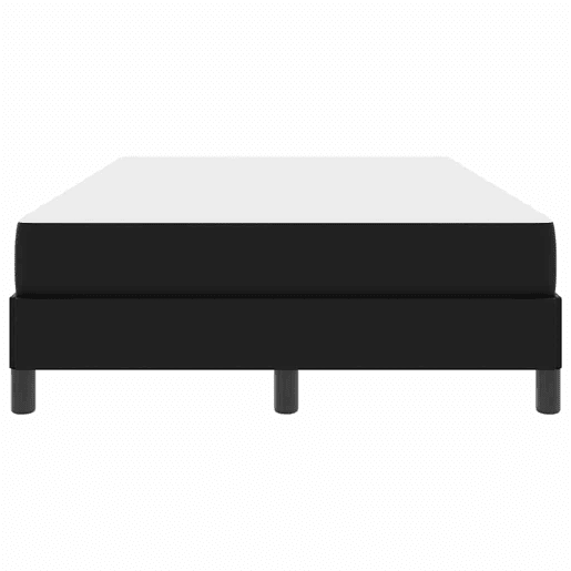 Estrutura da Cama de casal moderno com colchão Preto 120 x 190 cm tecido