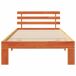 Estructura de cama simple para adultos 94x209 Estructura de cama simple para adultos 94x209 Marrón