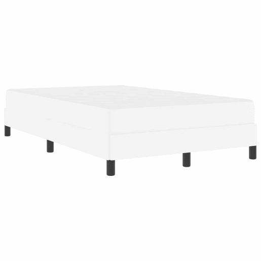 Estrutura da Cama de casal moderno com colchão Branco Puro 120 x 200 cm tecido