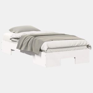 Estrutura de cama de solteiro - Branco 75 x 190 cm