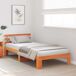Estructura de cama simple para adultos 104x209 Estructura de cama simple para adultos 104x209 Marrón