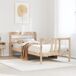Estructura de cama individual para adultos 100x208 Estructura de cama individual para adultos 100x208 Marrón