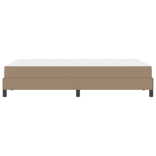 Estrutura da Cama de casal moderno com colchão - Cappuccino 120 x 190 cm tecido