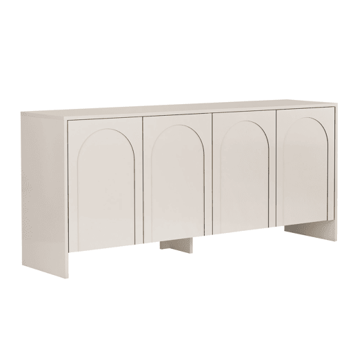 Aparador de madeira > - 180 x 45 x 80 cm - Creme Aparador de madeira > - 180 x 45 x 80 cm - Creme