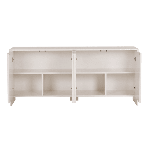 Aparador de madeira > - 180 x 45 x 80 cm - Creme Aparador de madeira > - 180 x 45 x 80 cm - Creme