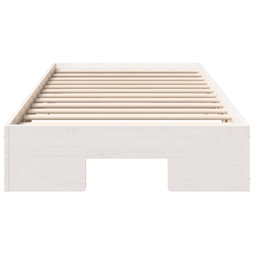 Estrutura de cama de solteiro - Branco 90 x 200 cm