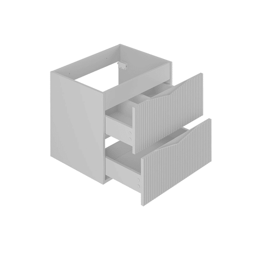 Lavatório duplo e base de apoio Tao White 120cm