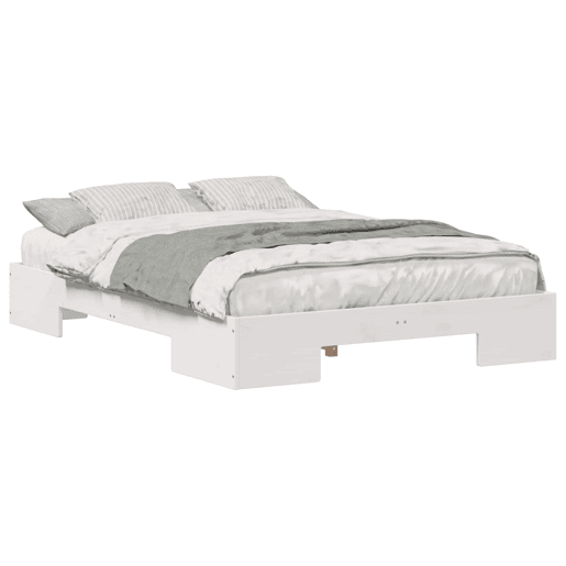 Estrutura da Cama de casal simple Branco 120 x 190 cm