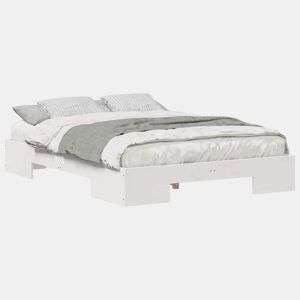 Estrutura da Cama de casal simple Branco 120 x 190 cm