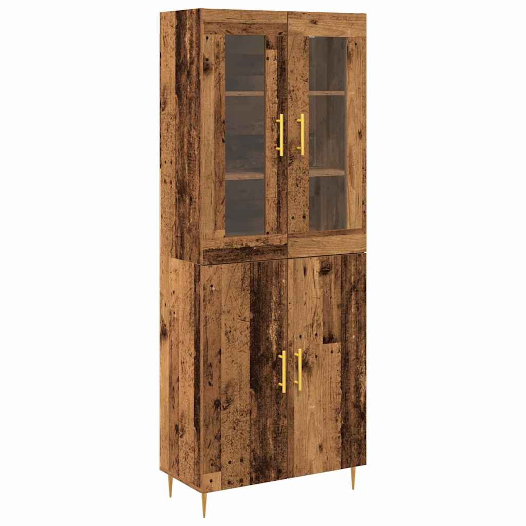 Aparador alto - Mueble de almacenamiento 2 pcs 69