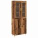 Aparador alto - Mueble de almacenamiento 2 pcs 69 Aparador alto - Mueble de almacenamiento 2 pcs 69 Madera