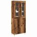 Aparador alto - Mueble de almacenamiento 2 pcs 69 Aparador alto - Mueble de almacenamiento 2 pcs 69 Madera