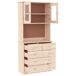 Aparador alto - Mueble de almacenamiento 77 Aparador alto - Mueble de almacenamiento 77 Blanco