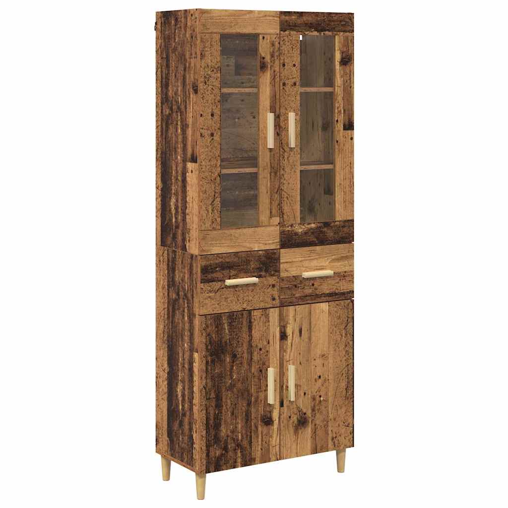 Aparador alto - Mueble de almacenamiento 69 Madera